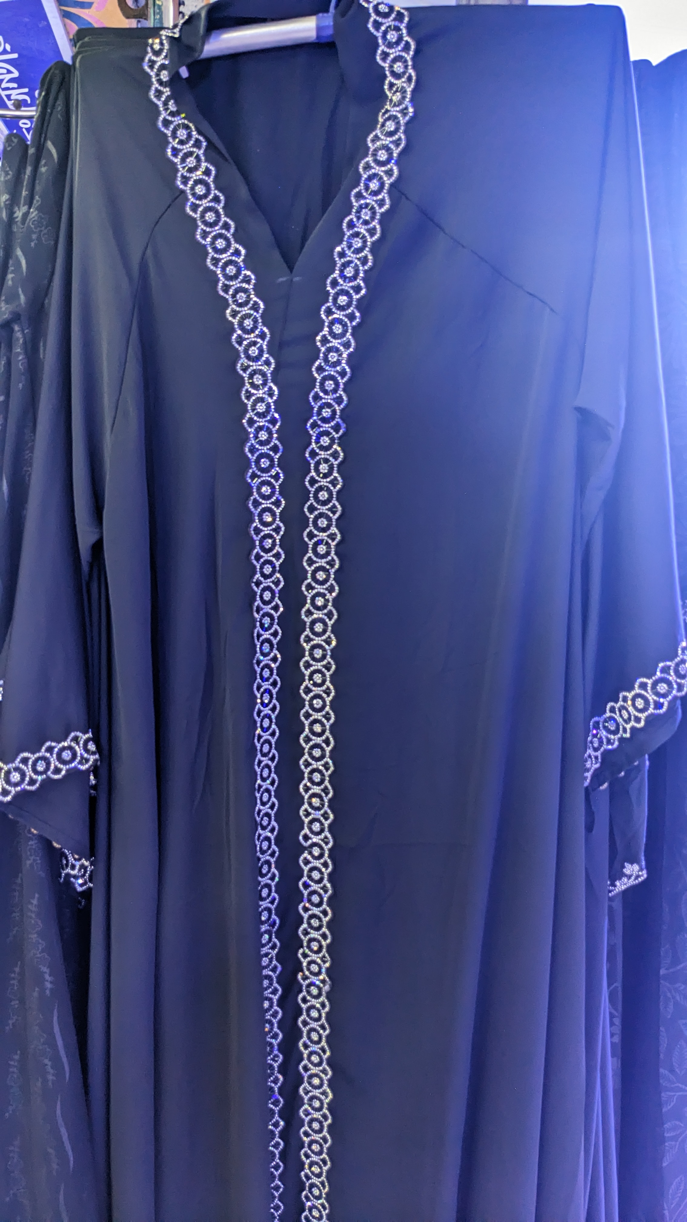 Irani lace borka